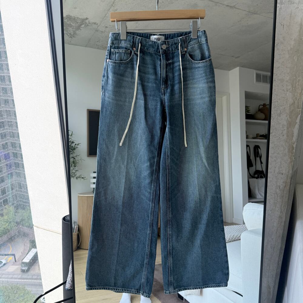 Paige Zoey Drawstring Jeans - Picture 2 of 6